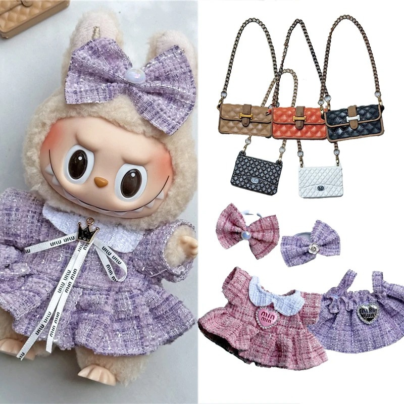 Baby Clothing Set - 15 17 centimetri Per Labubu Bambola