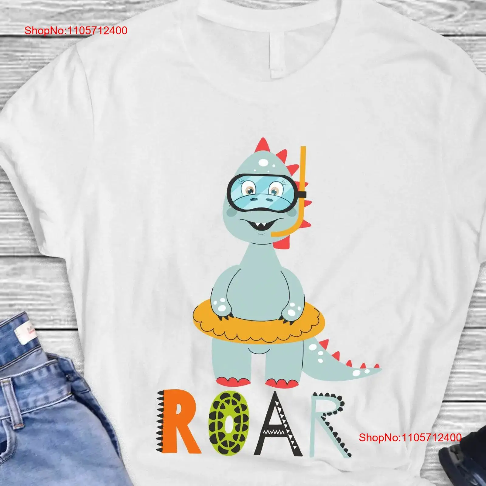 Baby Clothing Wash - T-shirt Abdl Dinosaur Age Regression Babyfur