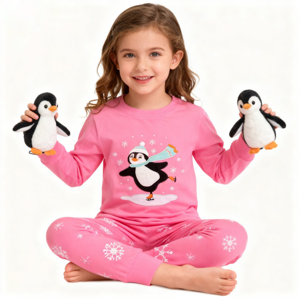Baby Sleep Suit - 100 Cotone Ragazze Pigiama Di Natale
