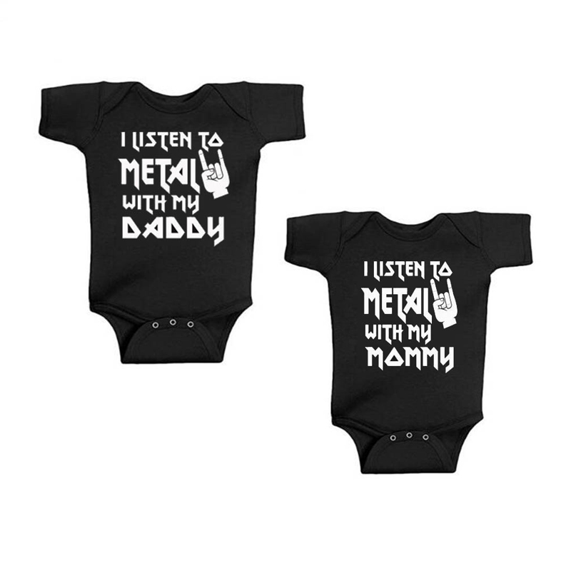 Baby Clothing Gender Neutral - Ascolto il metallo con il mio