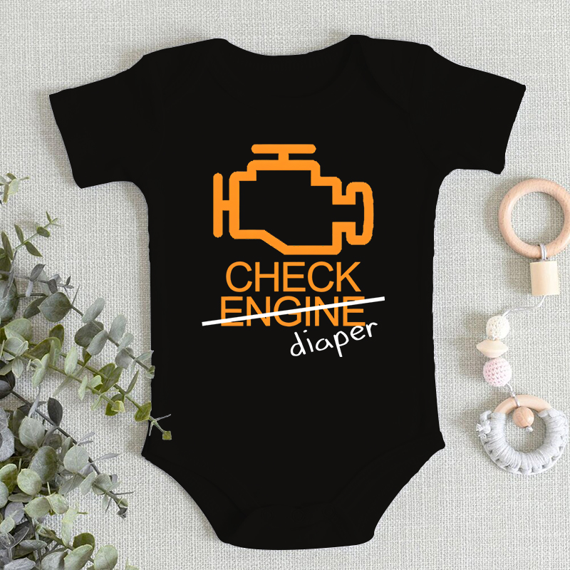 Baby Clothing Gender Neutral - Divertente Tutina a Maniche Corte con