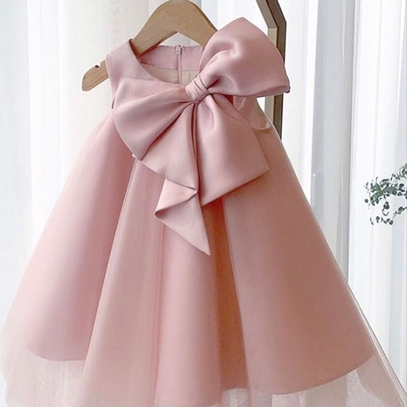 Baby Clothing Set - Summer Big Bow Baby Girl Dress