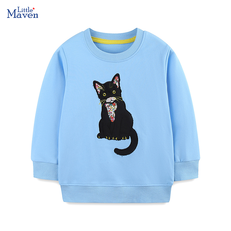 Baby Clothing Embroidery - Felpa con Cappuccio per Bambine Little