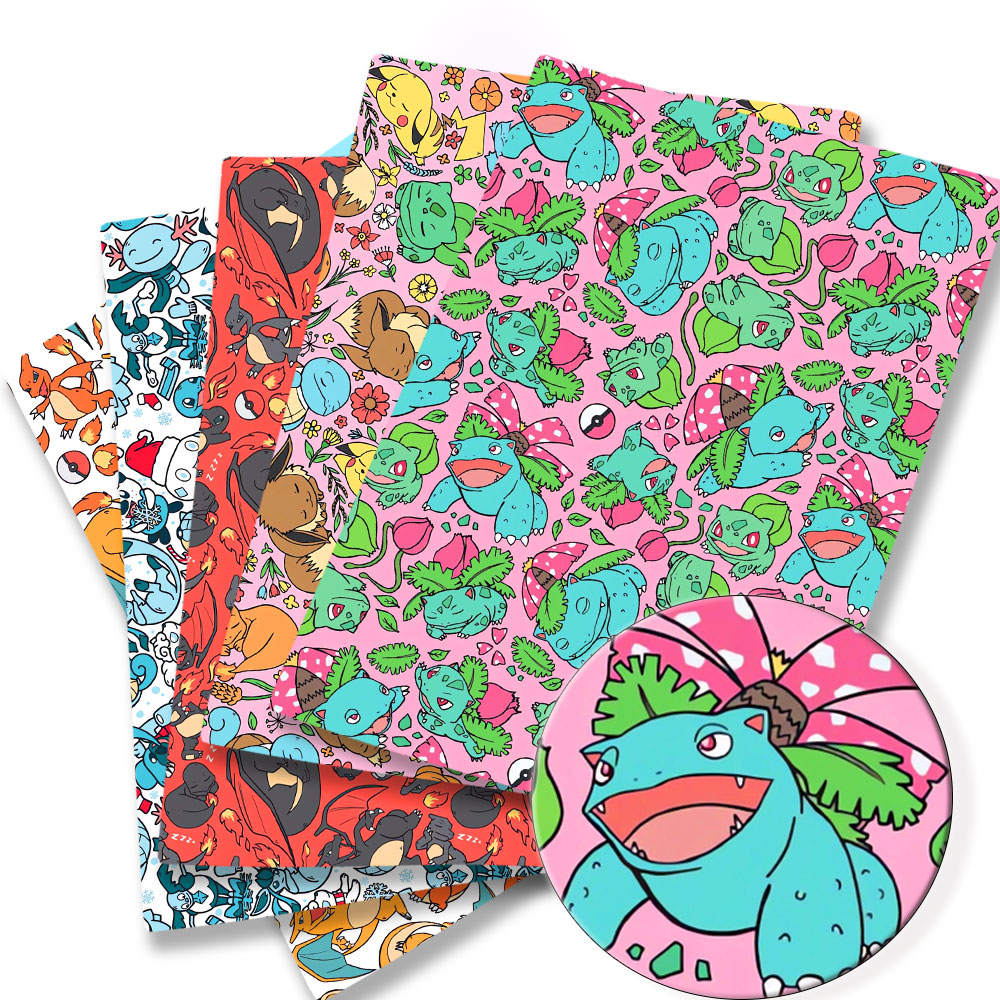 Baby Clothing Japan - Pokemon Cartoon Fabric140 * 50cm Cucito