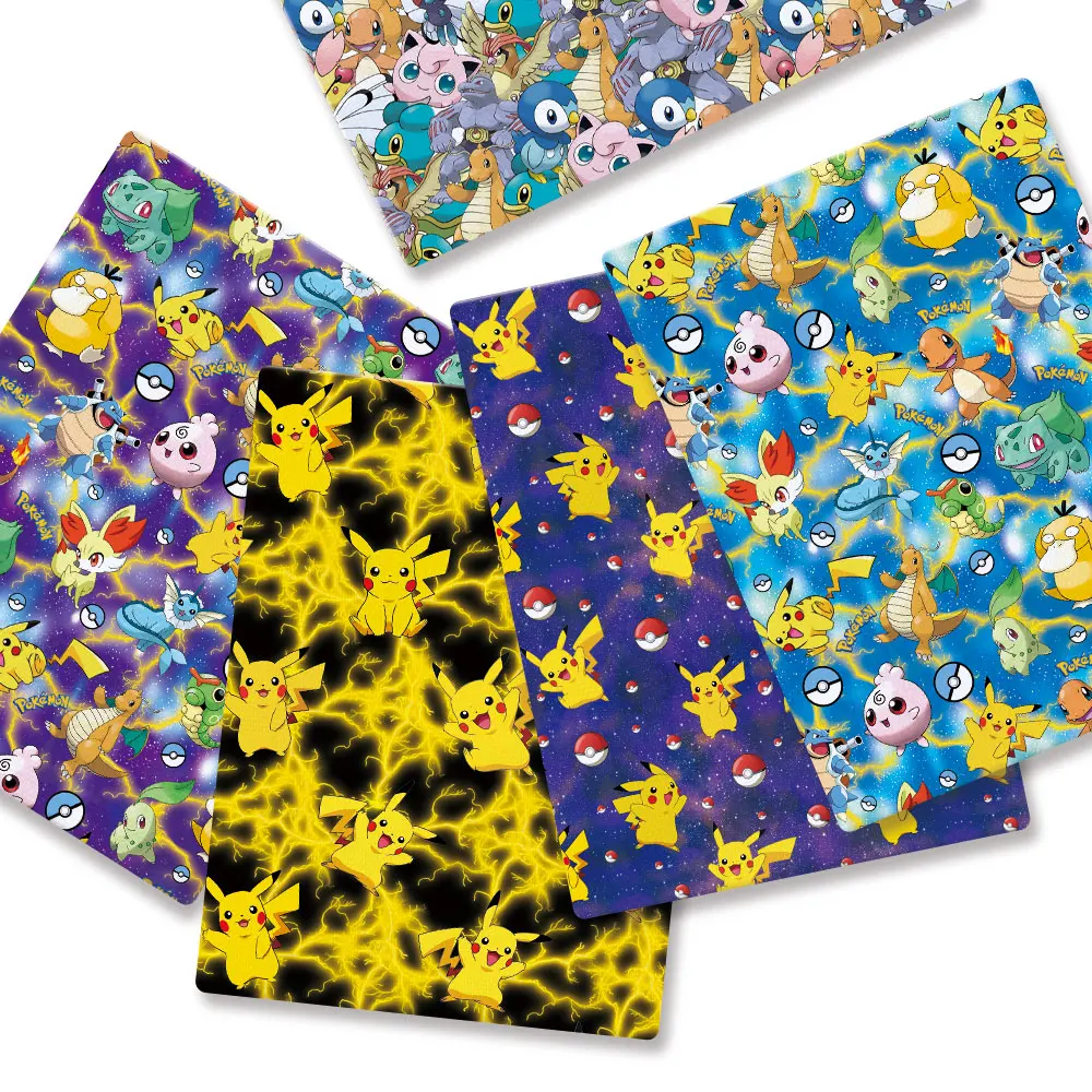 Baby Clothing Japan - Pokemon Cartoon Fabric140 * 50cm Cucito
