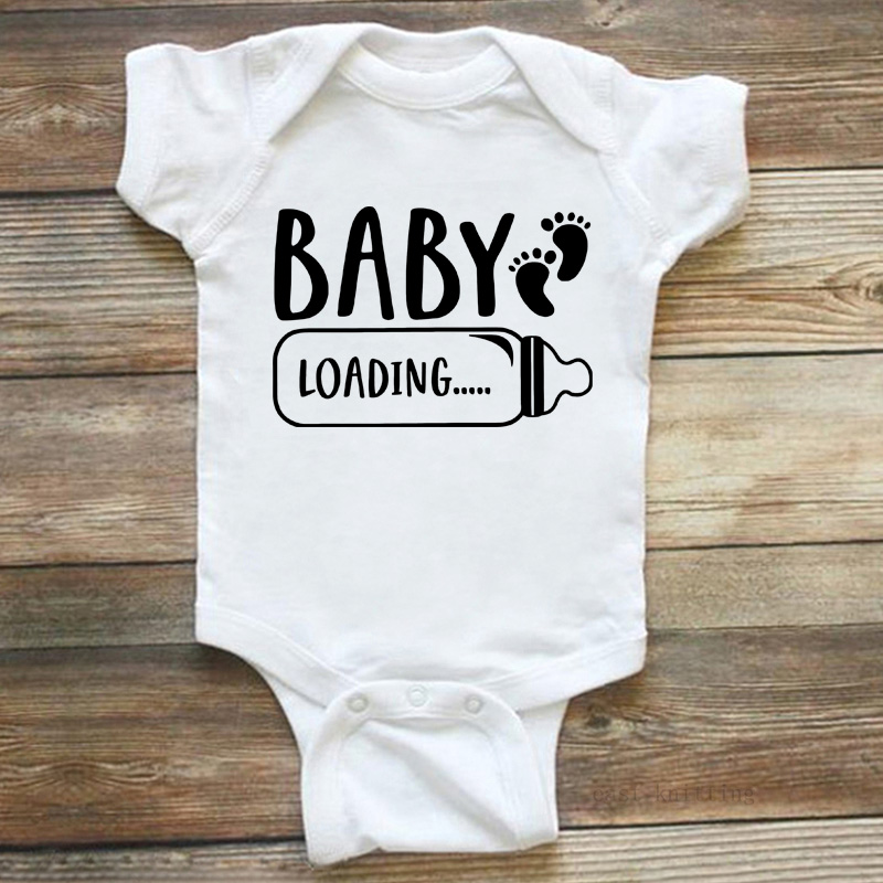 Baby Clothing Gender Neutral - Tutine con stampa biberon Funny Casual