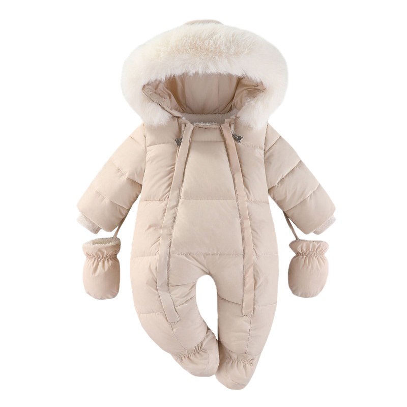 Baby Clothing Winter - Pagliaccetto invernale per neonato con guanti
