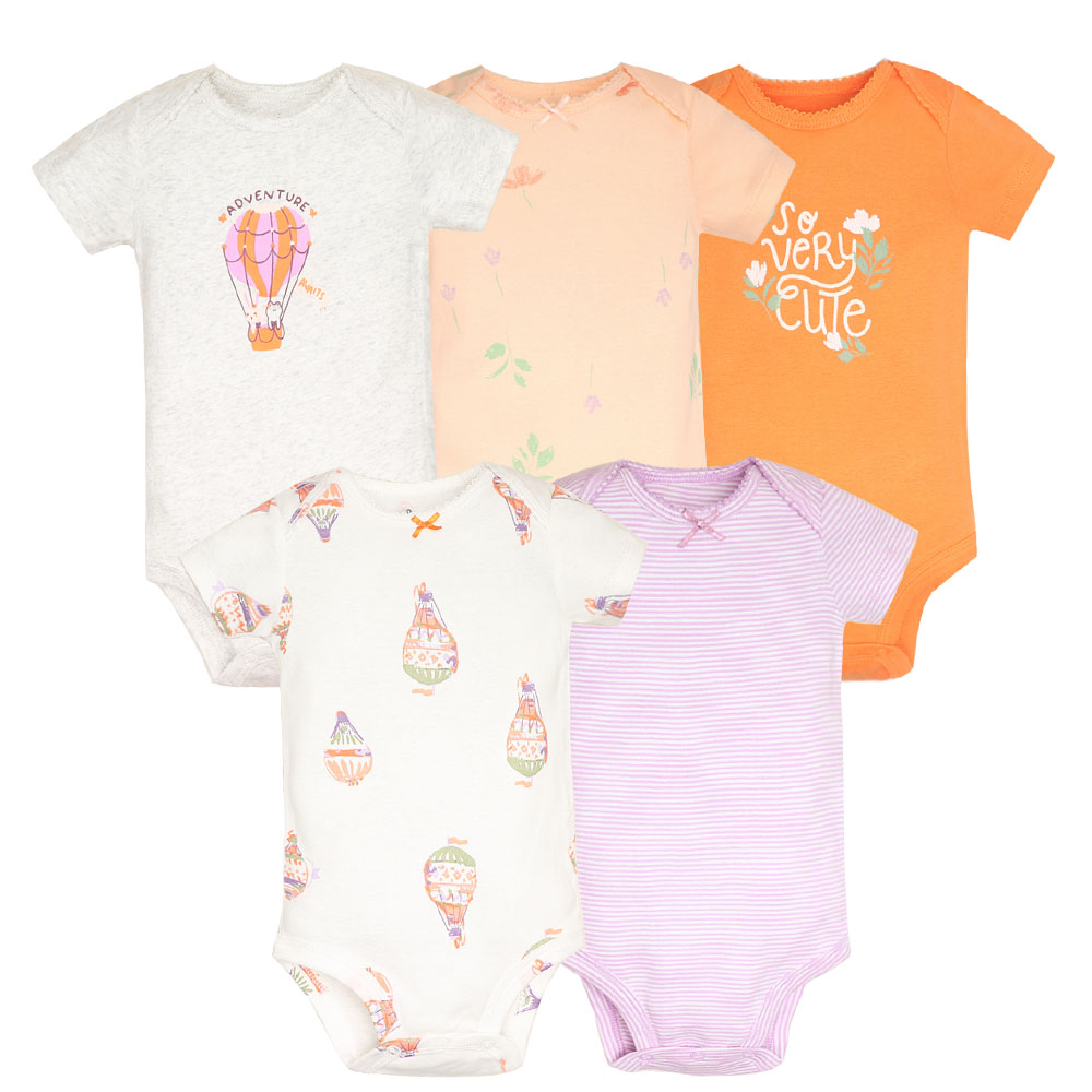 5 pz/lotto Tuta Del Bambino di - Baby Clothing Gender Neutral recensione e prezzo