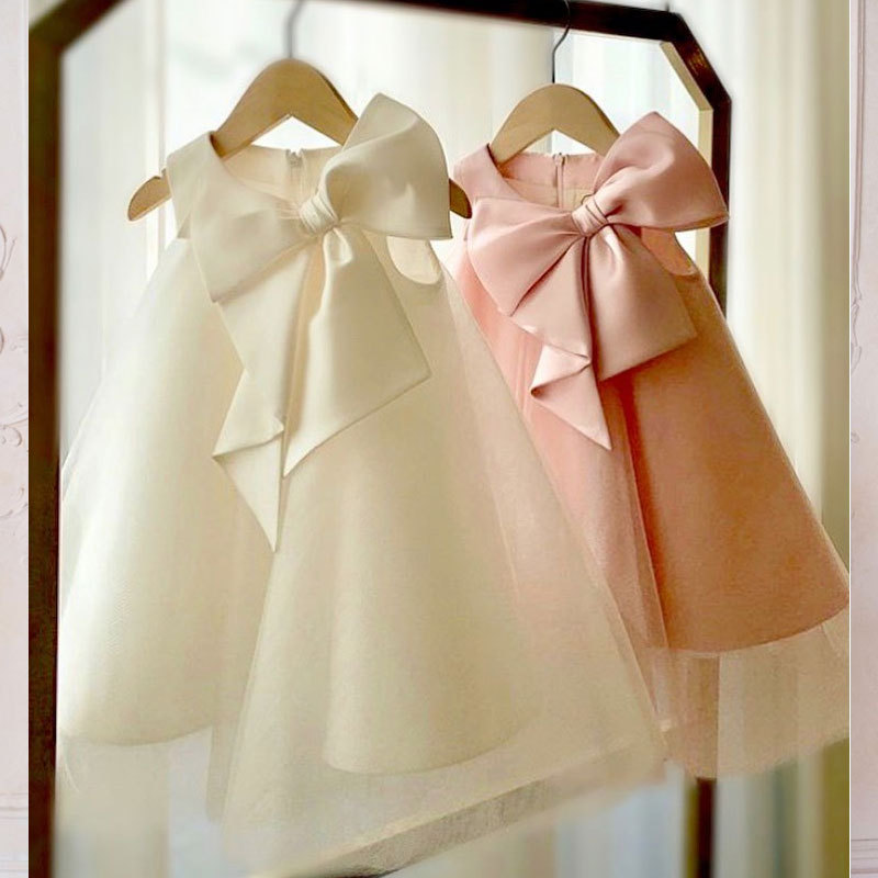 Summer Big Bow Baby Girl Dress - Baby Clothing Set recensione e prezzo