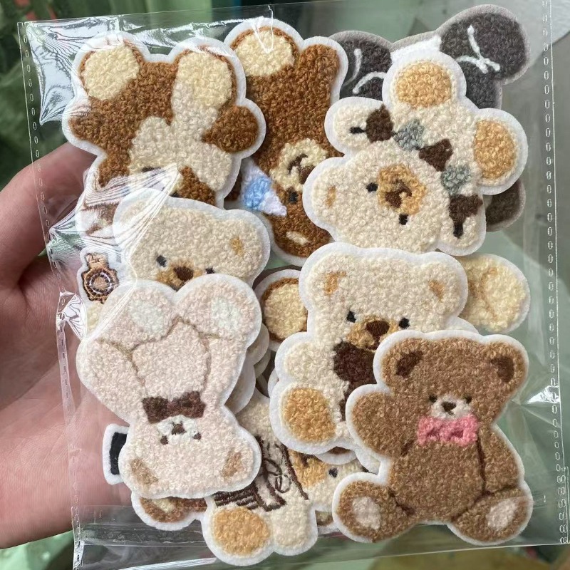 Toppe Ricamate con Motivo Orse - Baby Clothing Types recensione e prezzo
