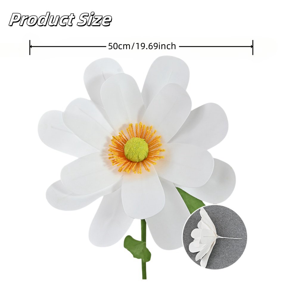 Fiore Bianco Gigante Artificia - Baby Clothing Display recensione e prezzo