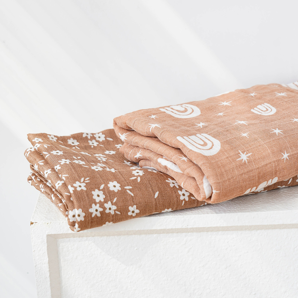 120x110 cm 2 strati Coperta fa - Muslin Swaddle Wrap recensione e prezzo