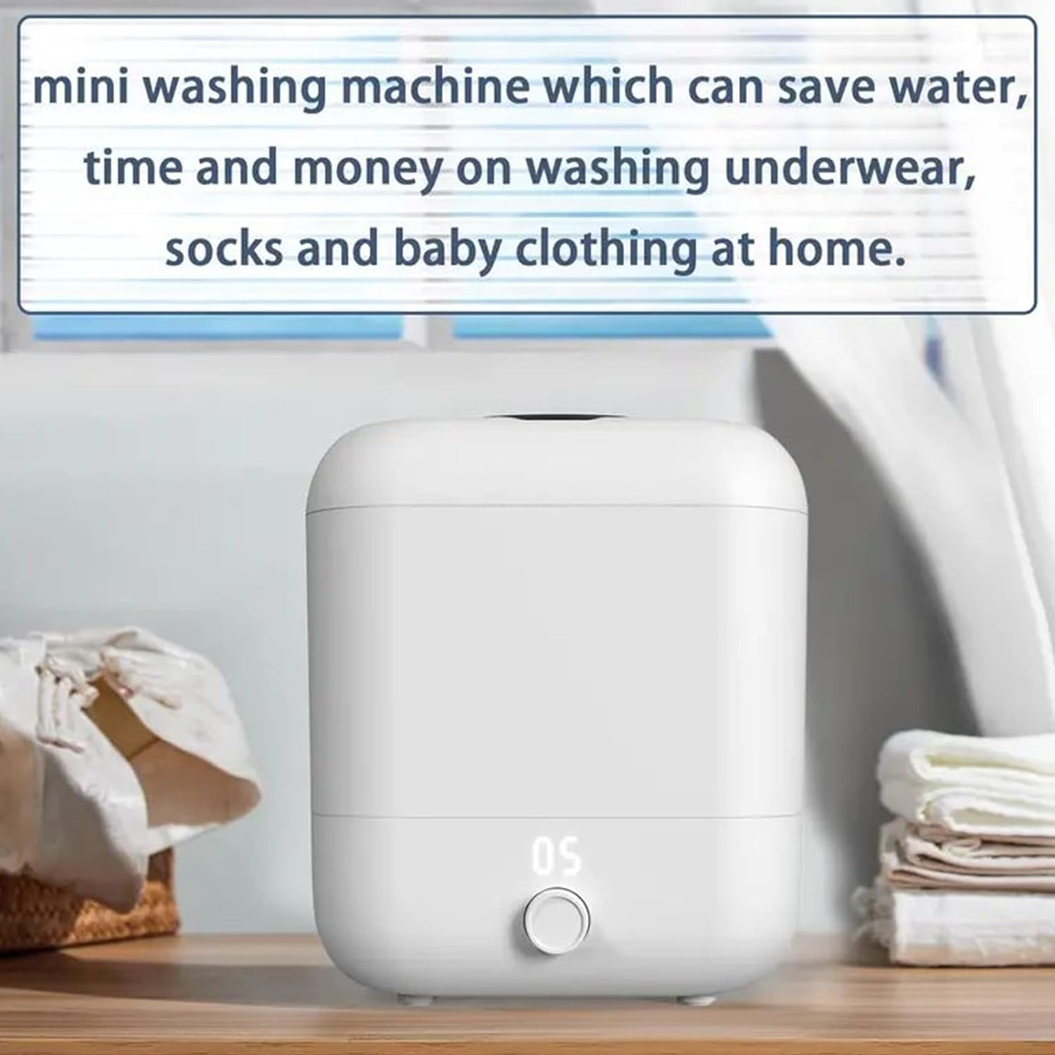 Lavatrice portatile con ricari - Baby Clothing Washing Machine recensione e prezzo
