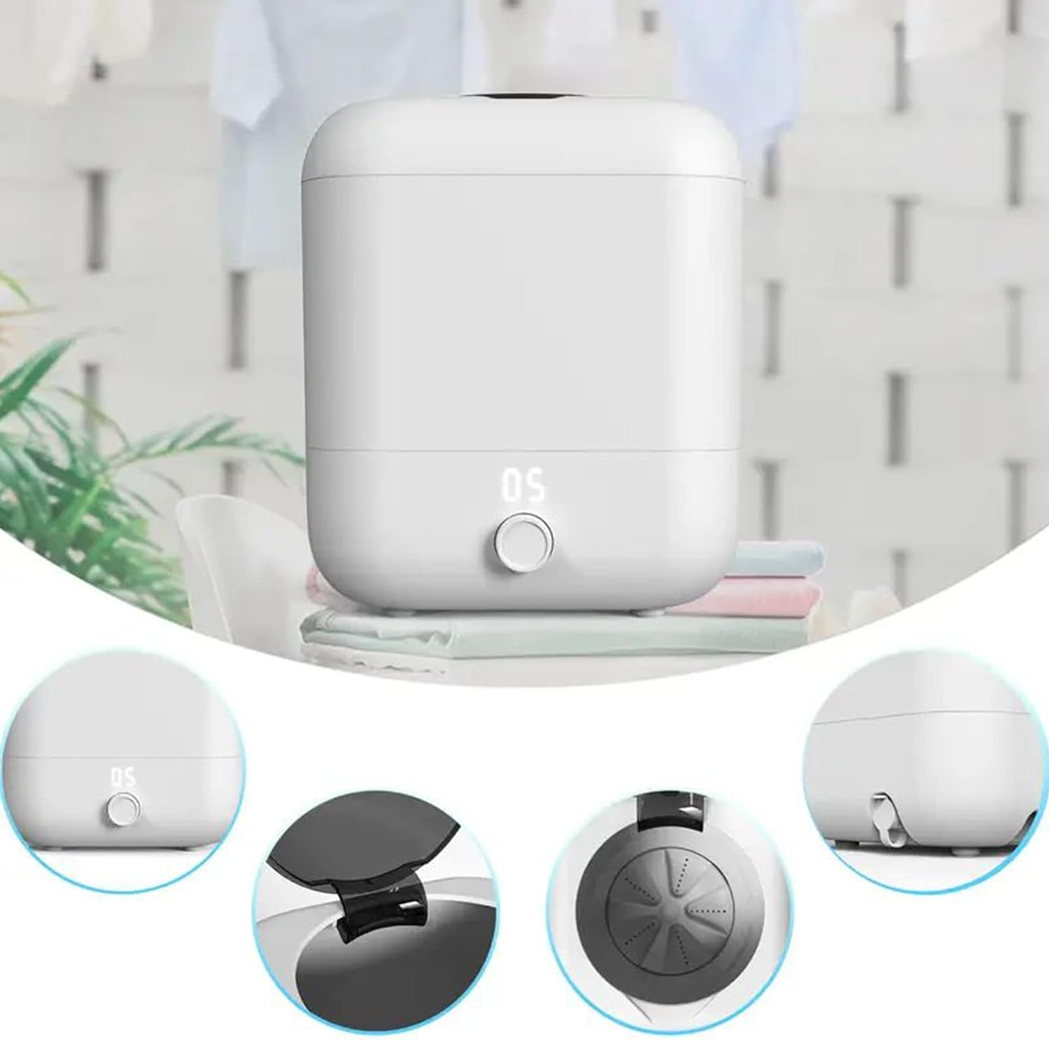 Lavatrice portatile con ricari - Baby Clothing Washing Machine recensione e prezzo